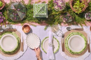 Indulge In A ‘Tropical Tablescape’ With Tableware Brand Plate & Peonie