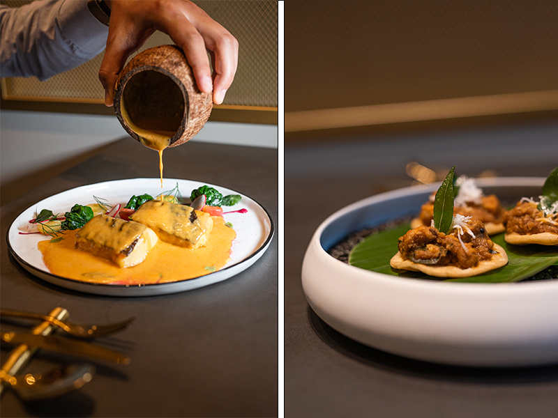 Chef Dalmia curates meals made from locally sourced ingredients and traditional Indian spices. (Image Credit: Cittamani)

