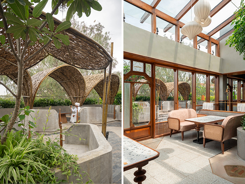 Nakhra is inspired by vernacular architecture in Maharashtra. (Image Credit: Nakhra)