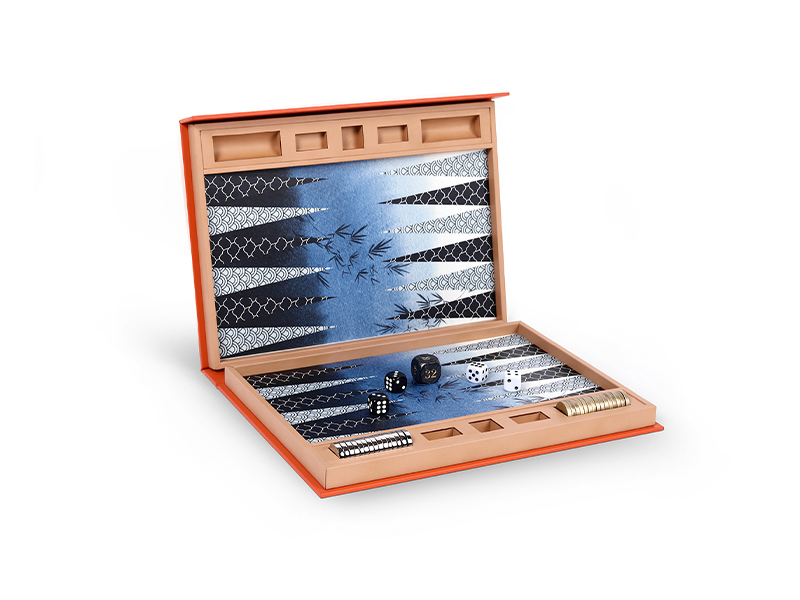 Crafted with precision, the Tino Backgammon Game by Taamaa features intricate printed graphics and is made for easy-going summer game nights. Price: ₹ 22,700 (Image Credits: Taamaa team)