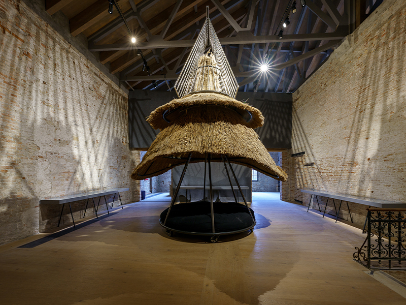 Dakh (ДАХ): Vernacular Hardcore at the Pavilion of Ukraine. 2025 (Image Credits: Andrea Avezzù, Courtesy of La Biennale di Venezia)
