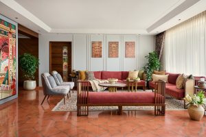 Pichwai Panels And Thikri Mirrors Bring Indian Heritage Inside This Contemporary Mumbai Home
