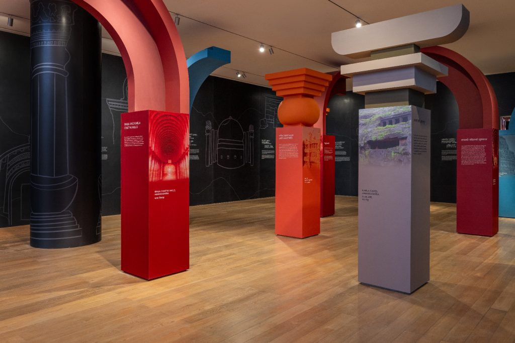Within the Nita Mukesh Ambani Cultural Centre (NMACC), ‘Bhakti Krishna's: Grace’ unfolds as a luminous homage to devotion, craftsmanship, and the enduring spirit of Indian tradition. (Image Credits: Courtesy of Nita Mukesh Ambani Cultural Centre)