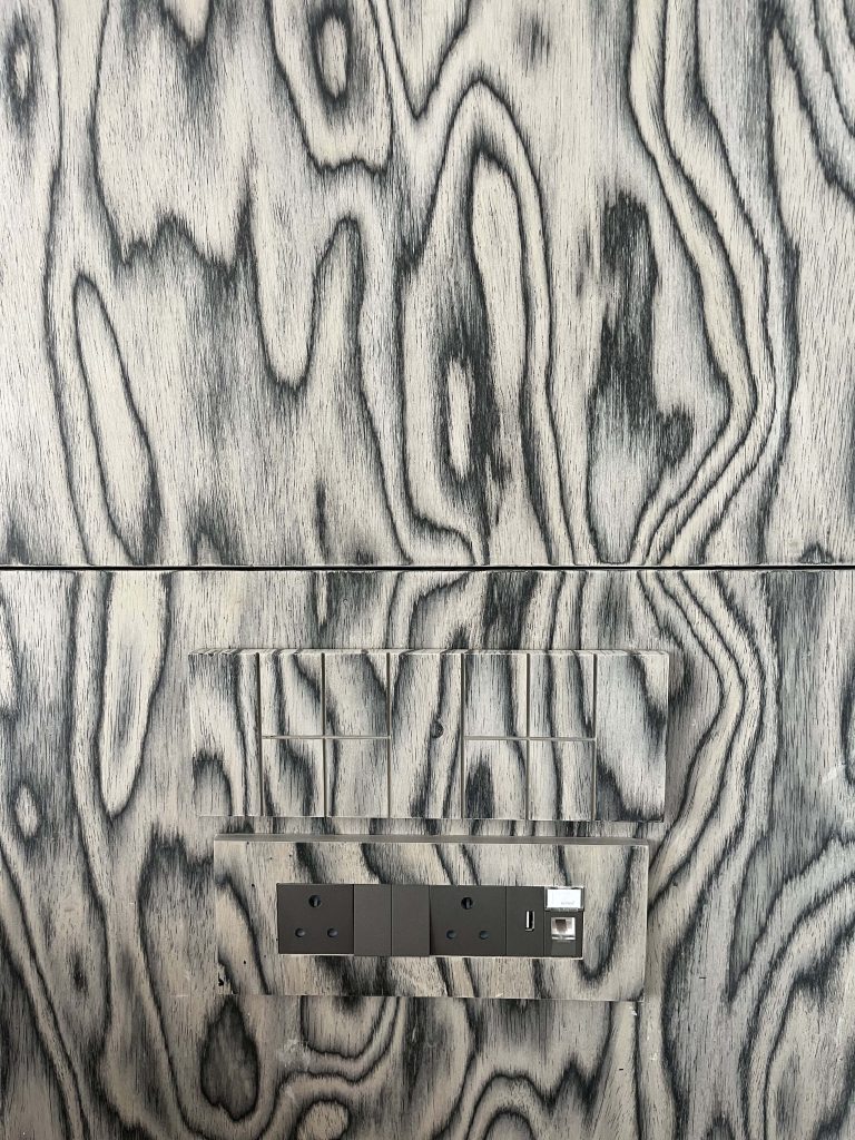The switches adapt to the wall’s vibe seamlessly, merging with their textures and patterns. (Image credit: Digital Dreams)