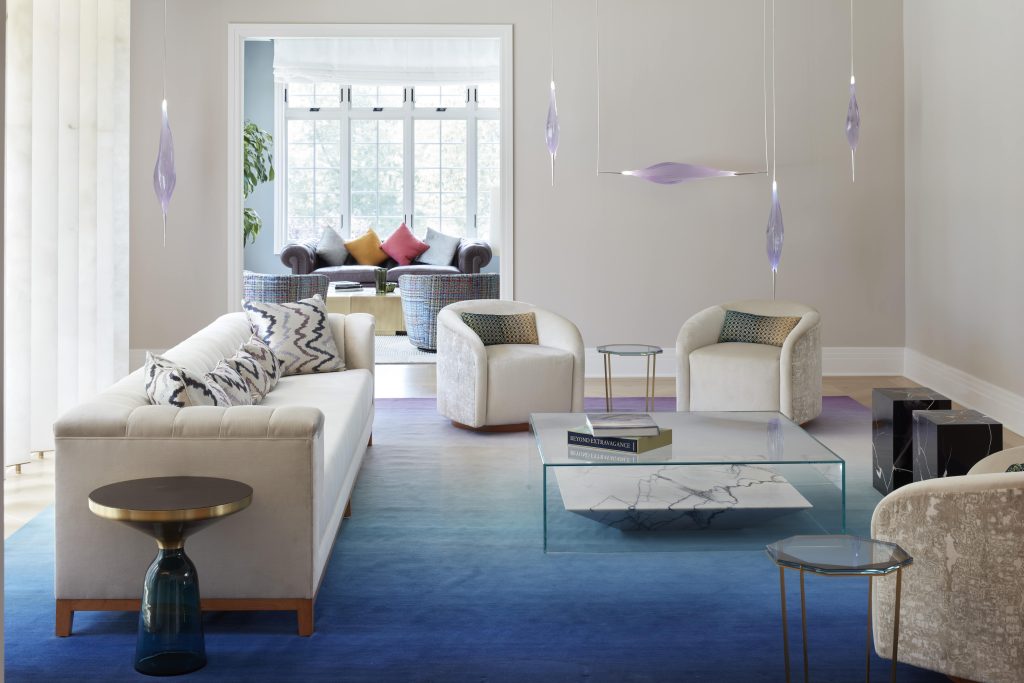 The Tulsa Court residence features a rug that soothes underfoot—an embodiment of Suchi Reddy’s belief that true luxury lies in being grounded. (Image Credits: Ashok Sinha)
