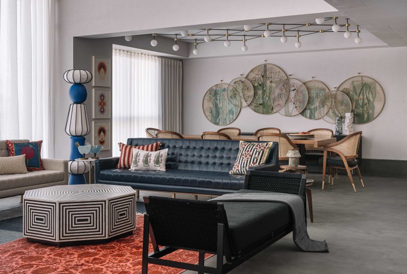 Studio In D-Tale crafts a bold, art-infused Ahmedabad home for Amruta Shah, Founder of Zookeeper. The home brims with curated collectables, contrasting textures, personal art and a lot of memories.