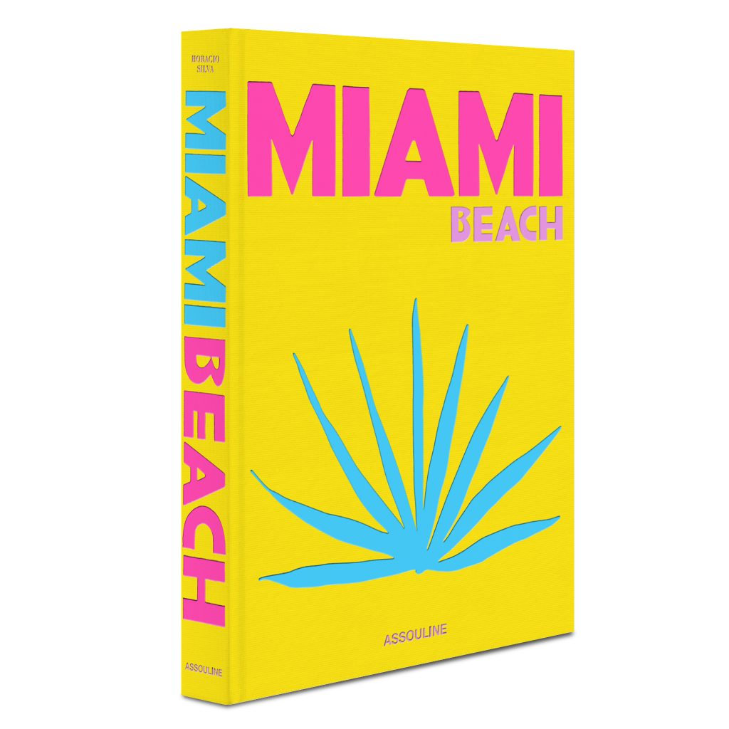Awash in saturated pastels and sun-bleached hues, the Miami Beach cover channels the city’s playful, retro spirit. (Image Credits: Assouline)