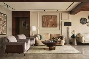 Neutrals Make A Statement At This Sea-Facing Apartment In Mumbai