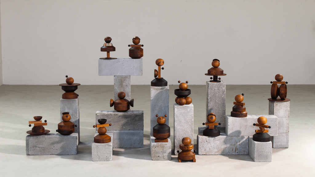 A family of WANNAS’s Shibui sculptures scattered beautifully to convey its simplicity and elegance. (Image Credits: WANNAS) 