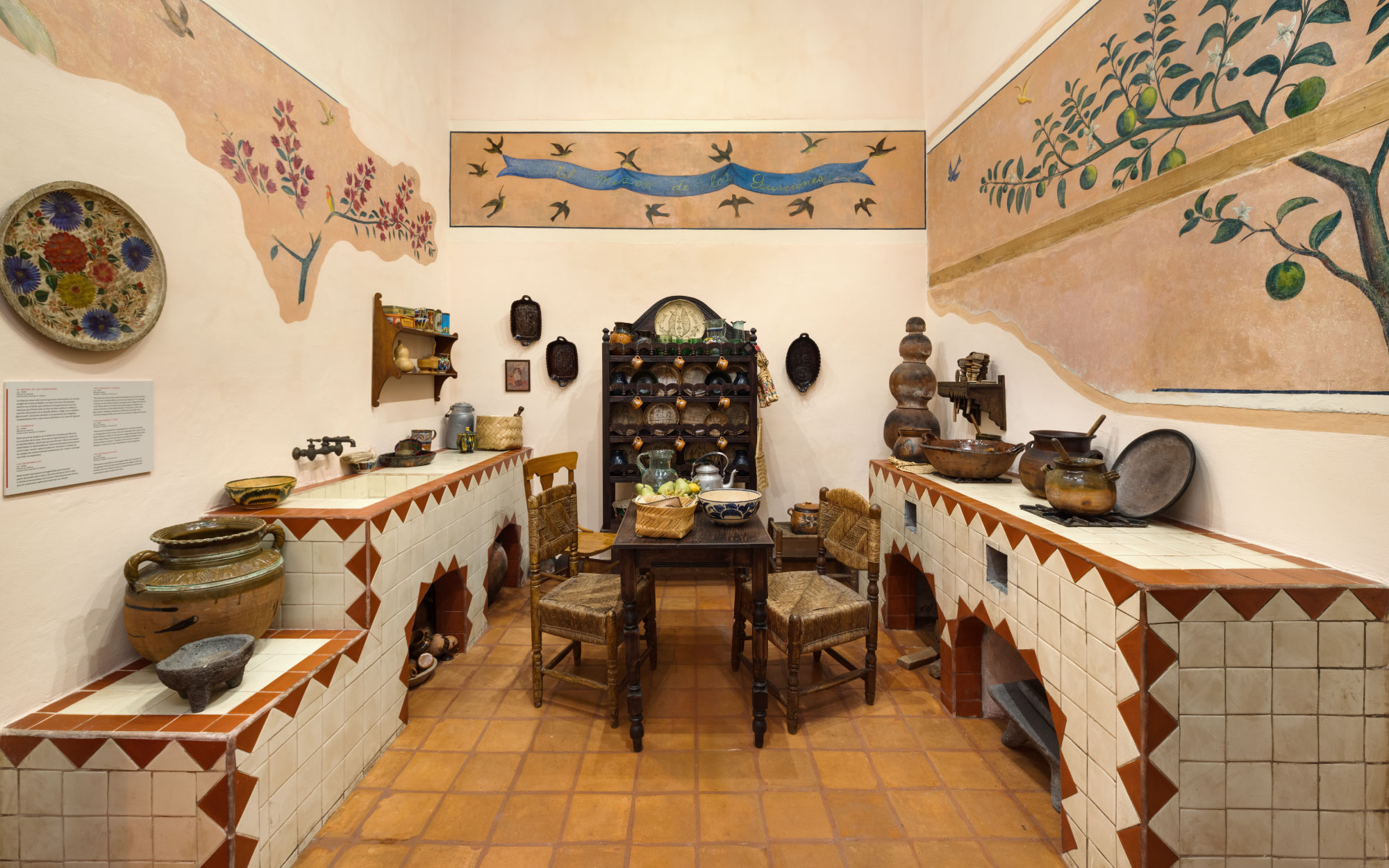 Wall mural in the kitchen. (Image Credit: Rafael Gamo for Rockwell Group)