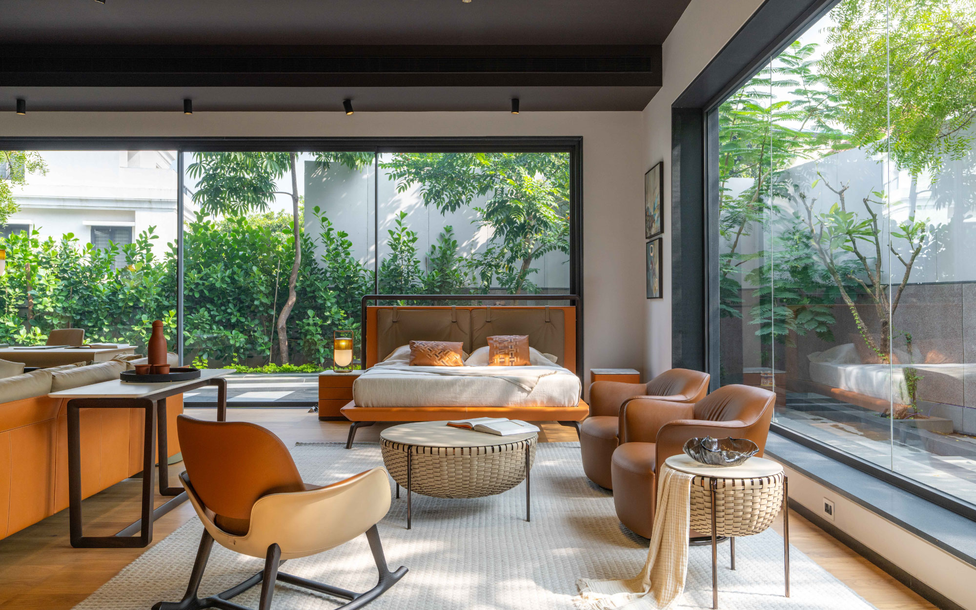 Poltrona Frau at Artyk is known for its exceptional craftsmanship and luxury materials. (Image Credits: Ricken Desai)