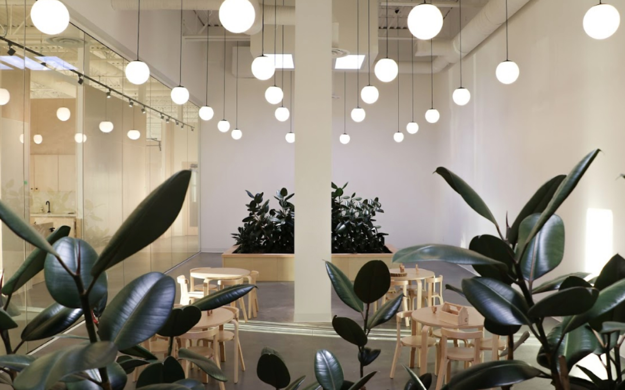 A glimpse of the Bambini Learning Group, a childcare centre designed by Alyssa. It boasts biophilic design and lots of natural lighting.