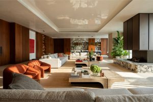 A Sculptural Green Onyx Bathroom Anchors This 16,000-Square-Foot Home Above Mumbai