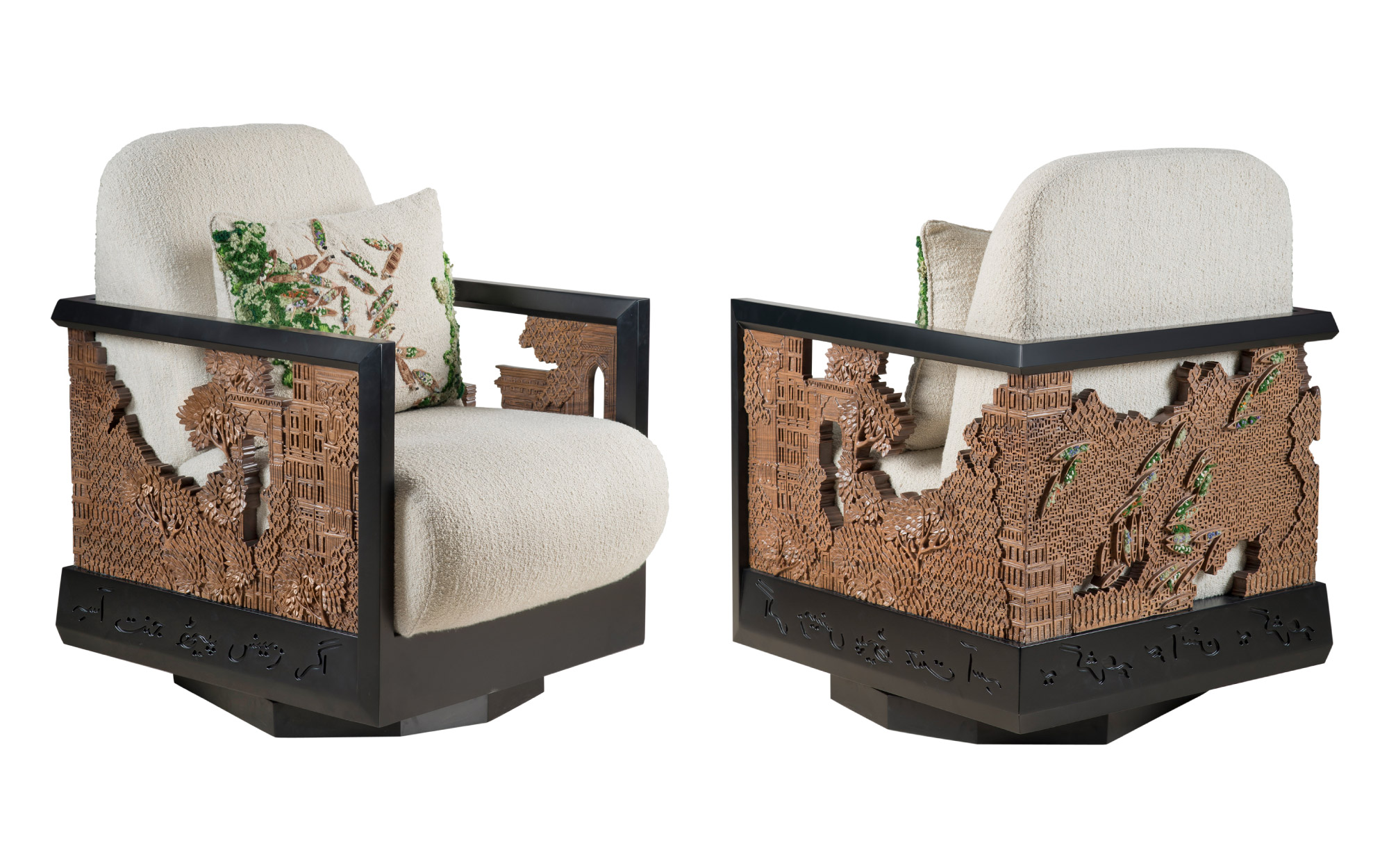 Rozan-e-Kashmir Chair. Price on request. (Image Credits: WITHIN)