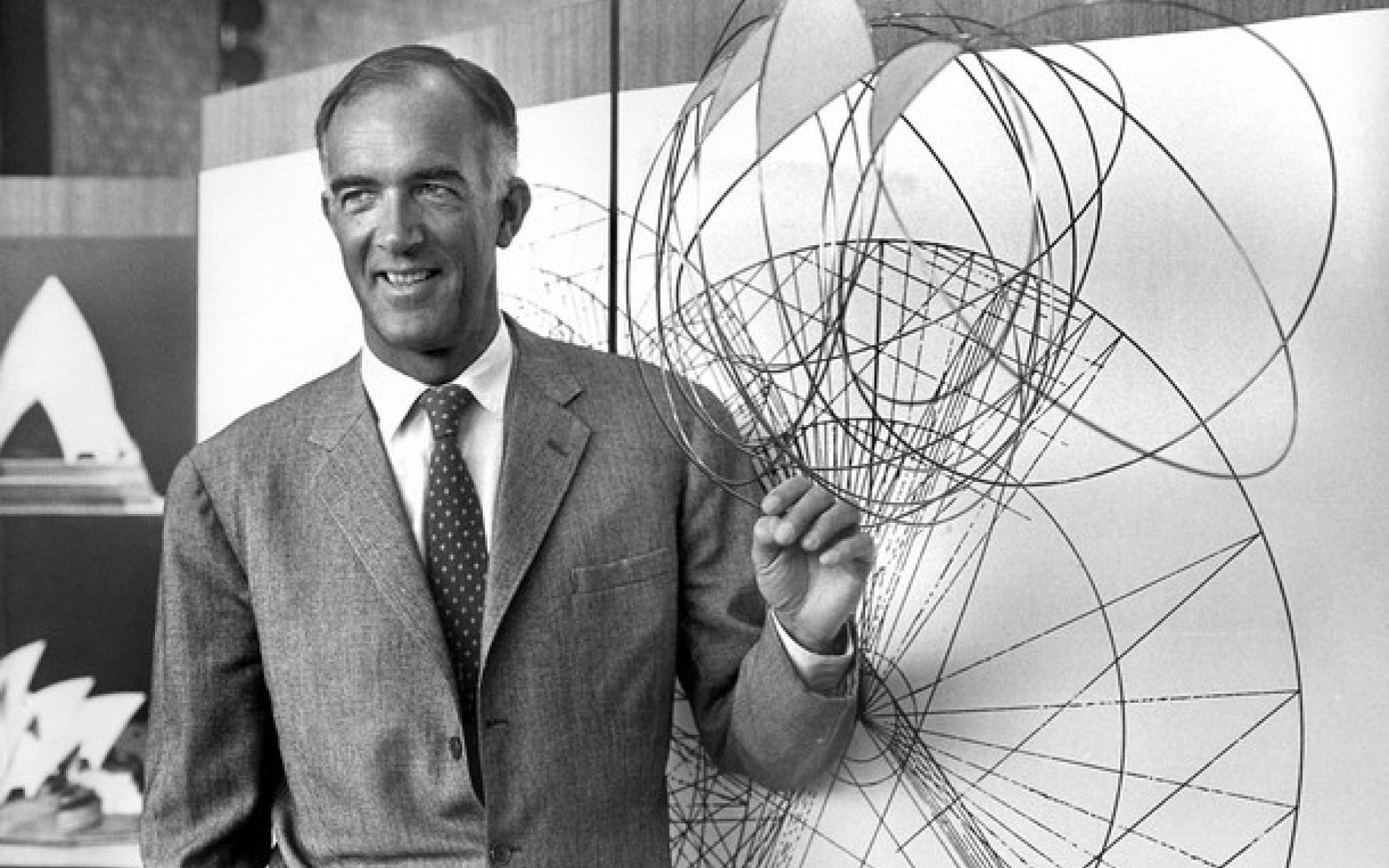 Portrait of Jørn Utzon. (Image Credits: Sydney Opera House)