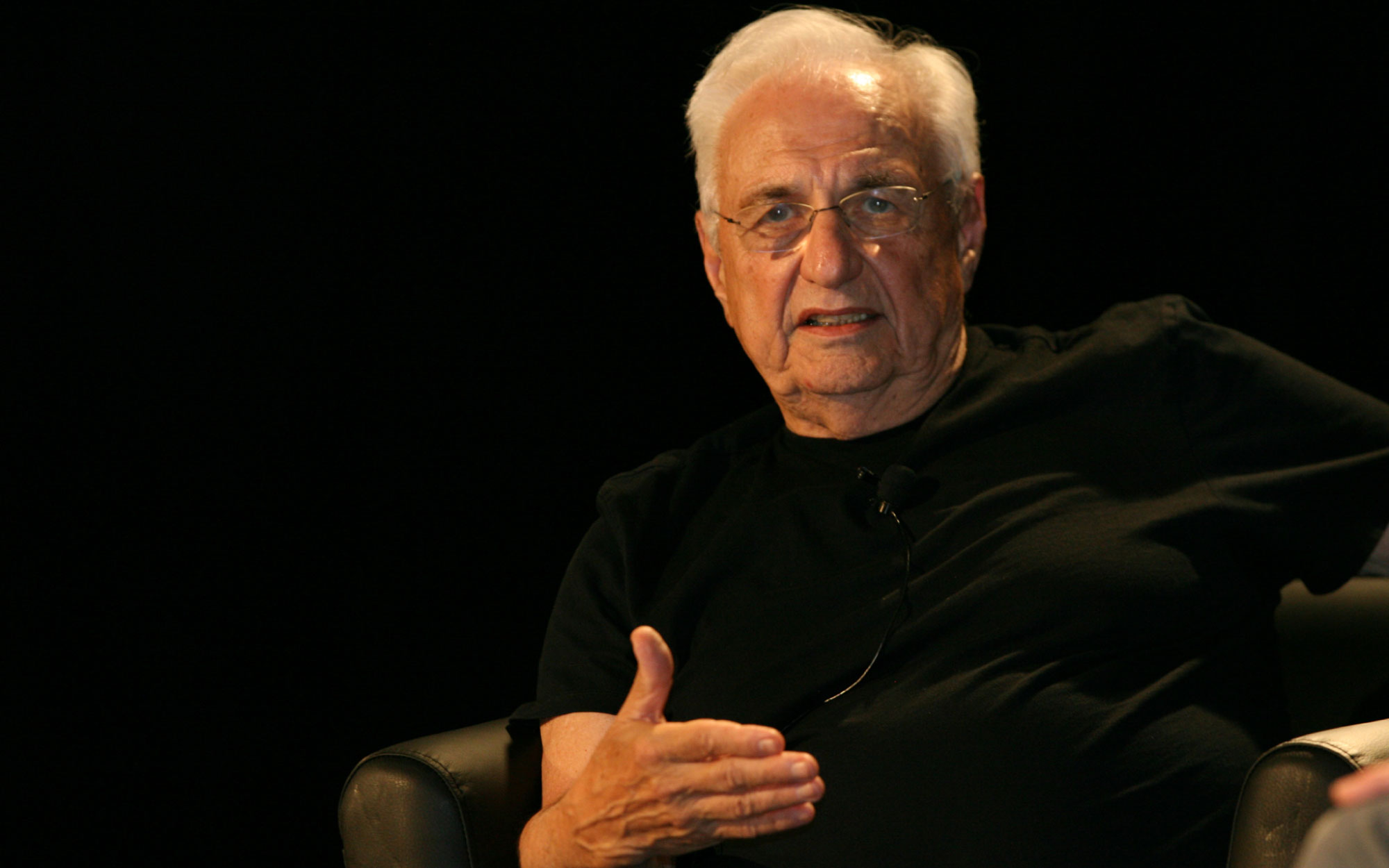Portrait of Frank Gehry (Image Credits: Melissa Majchrzak)