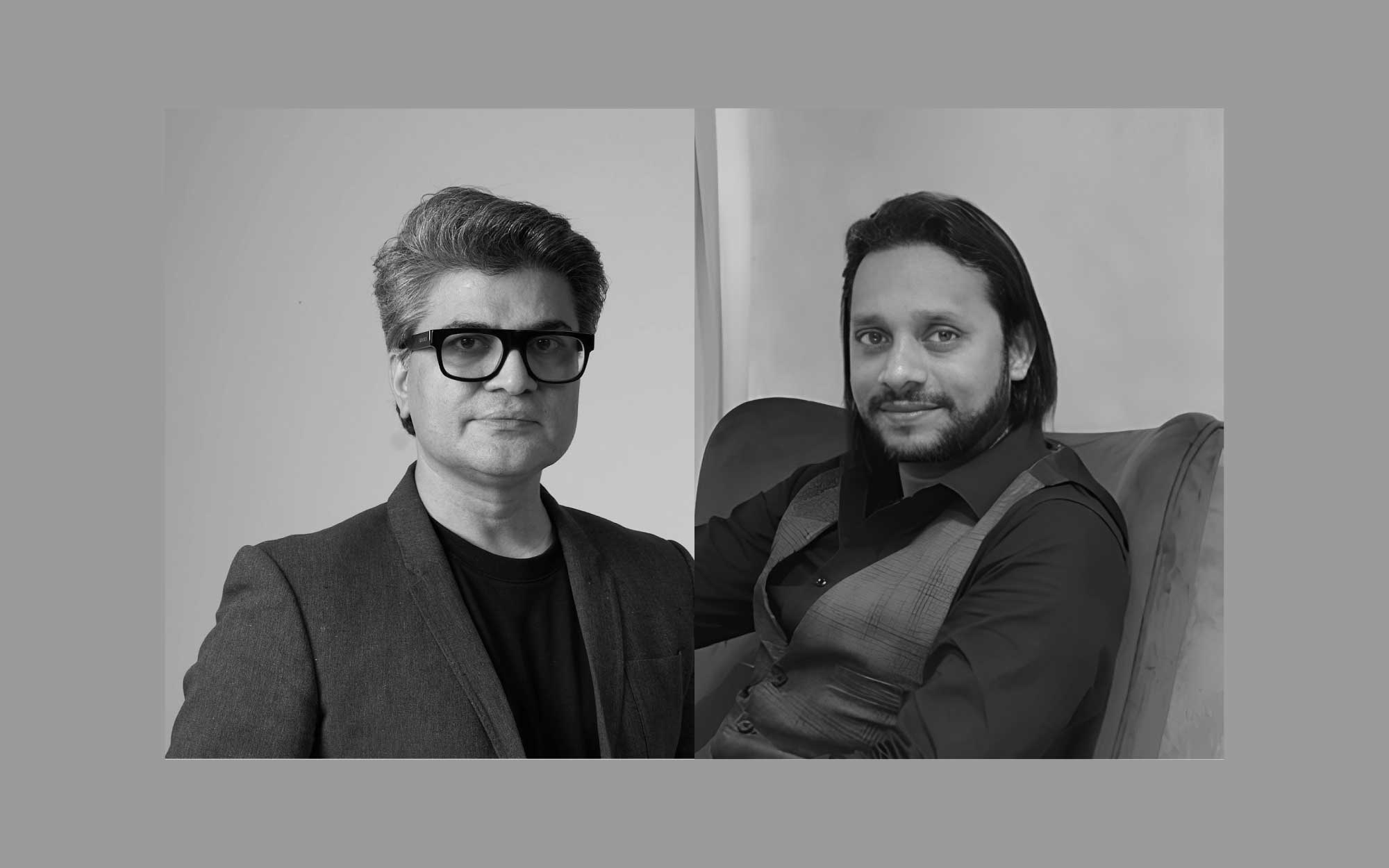 Left: Ali Hyder Shaikh, Senior Associate to Hafeez Contractor and a seasoned architect with over 20 years of global experience, has led the design execution of landmark developments, including the Jio World Centre at BKC and several of India’s tallest residential towers. Right: Vishal Sharma, Co-Founder of Confluence and a prominent voice in India’s contemporary architectural landscape, is known for leading complex, high-performance developments across residential, commercial, and institutional sectors. (Image Credits: Kerakoll) 