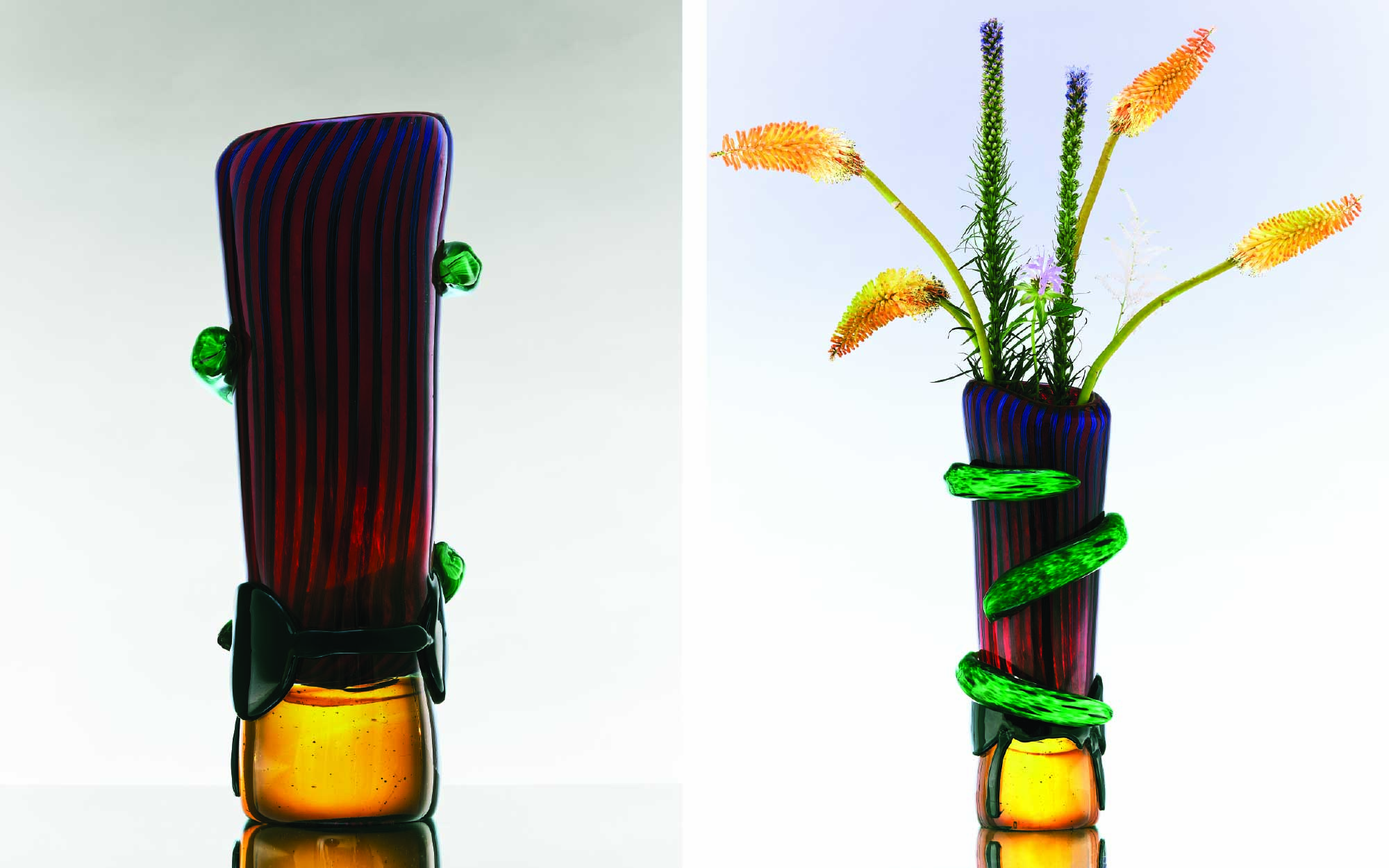 The vase is part of the ‘That’s Bananas’ series by Inderjeet Sandhu. Price on request. (Image Credits: Giovanni Salice) 
