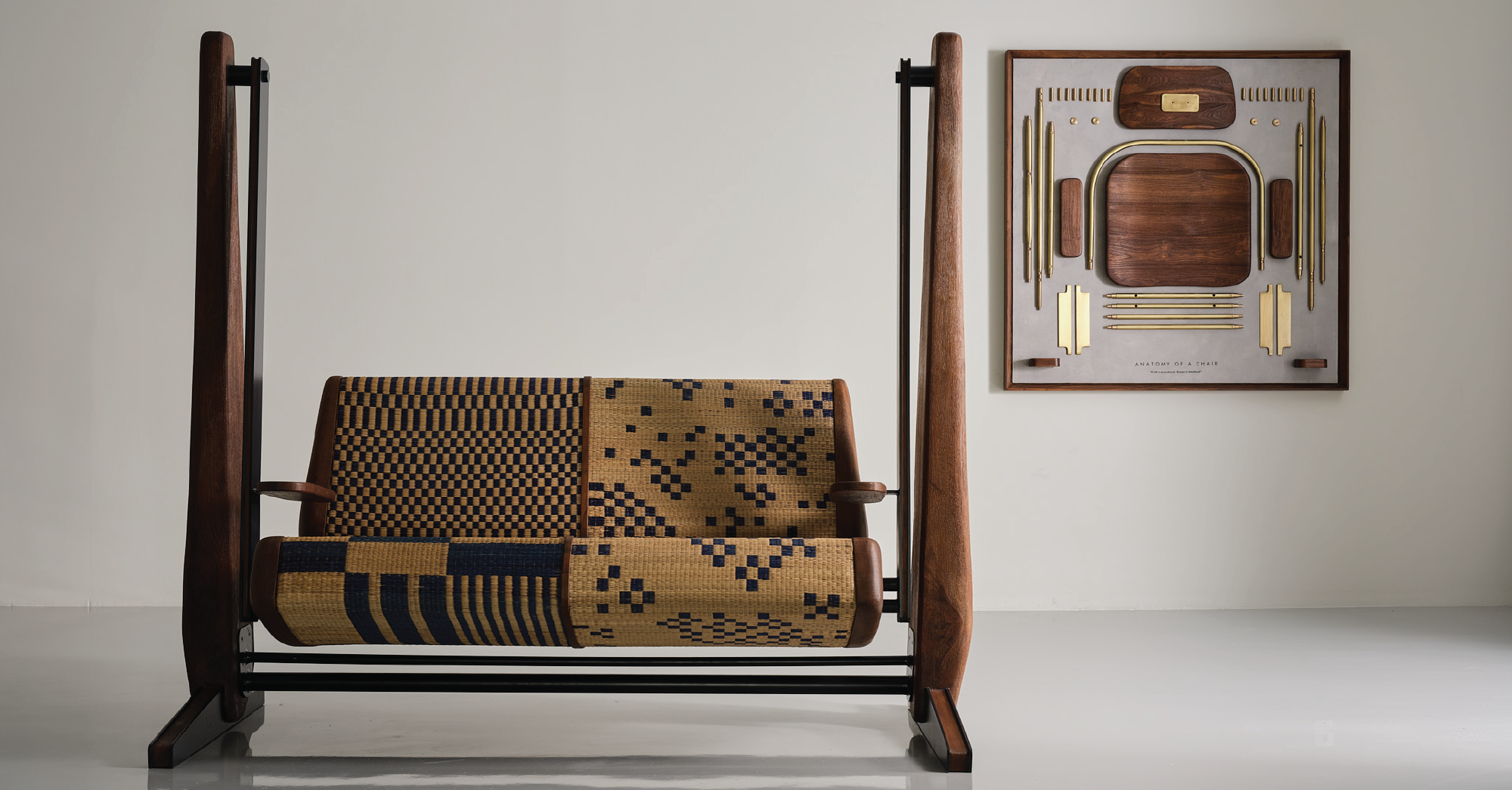 ‘Beevi Pai Swing’ by Veeram Shah in collaboration with Majja Design Studio for Design Ni Dukan. (Image Credits: Joe Kramm for House of Santal)
