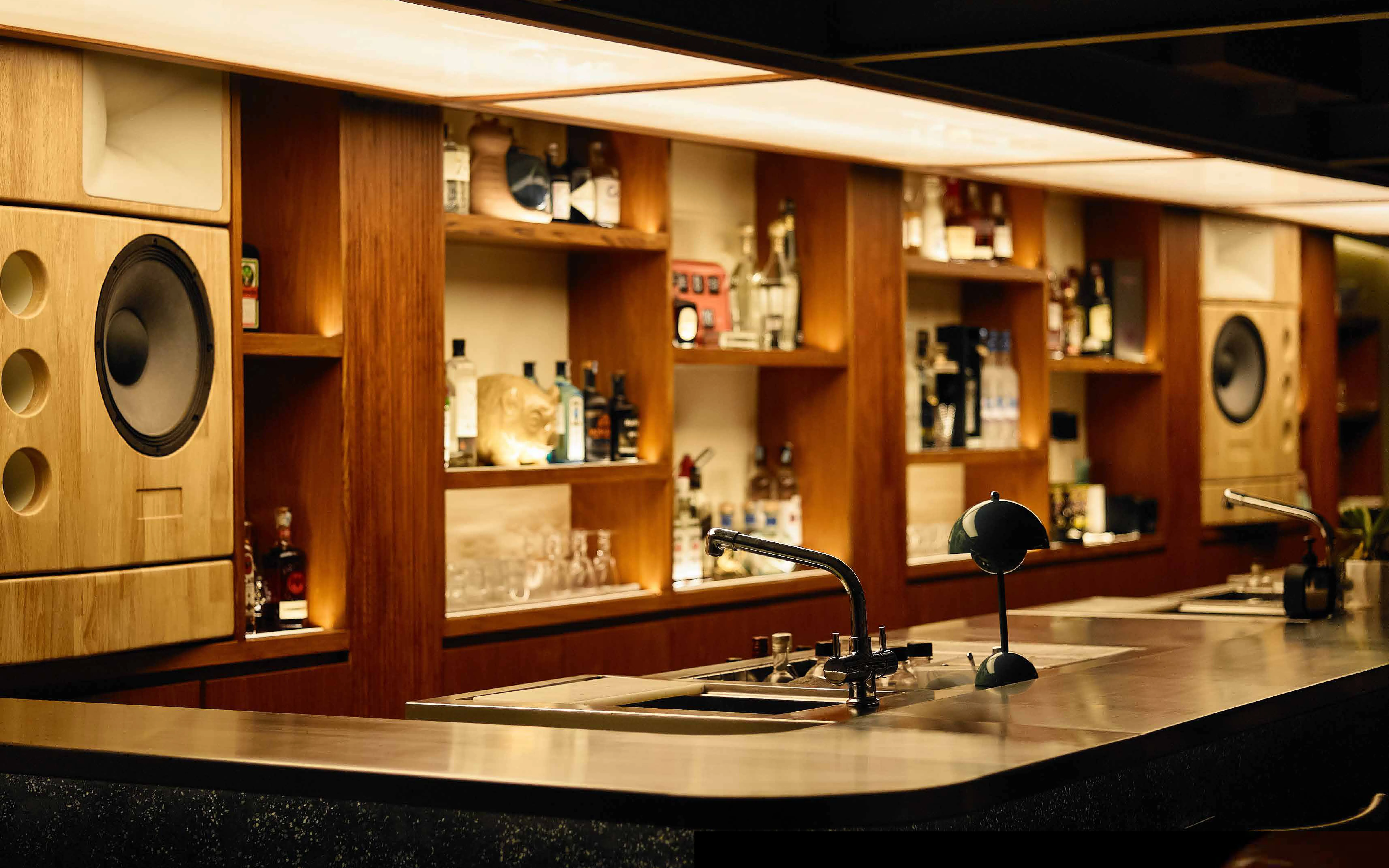 Designed by M9 Studios, Bar Doubble delivers a low-key, design-led space where thoughtful interiors frame carefully considered cocktail and food pairings. (Image Credits: Bar Doubble)
