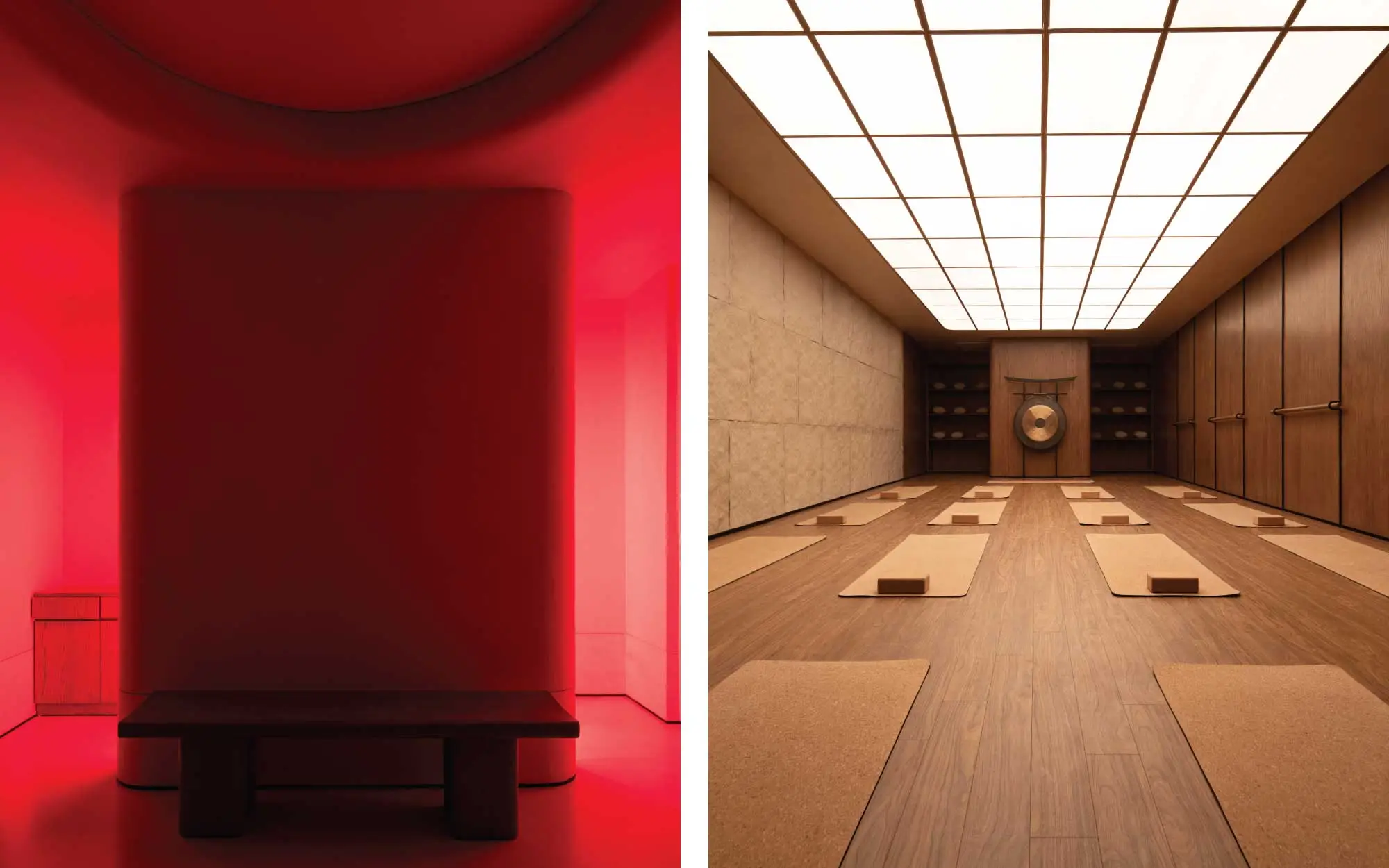 Meditation rooms and recovery zones transition into one another with quiet continuity for an atmosphere that feels both expansive and cocooning. (Image Credit: Avesh Gaur)
