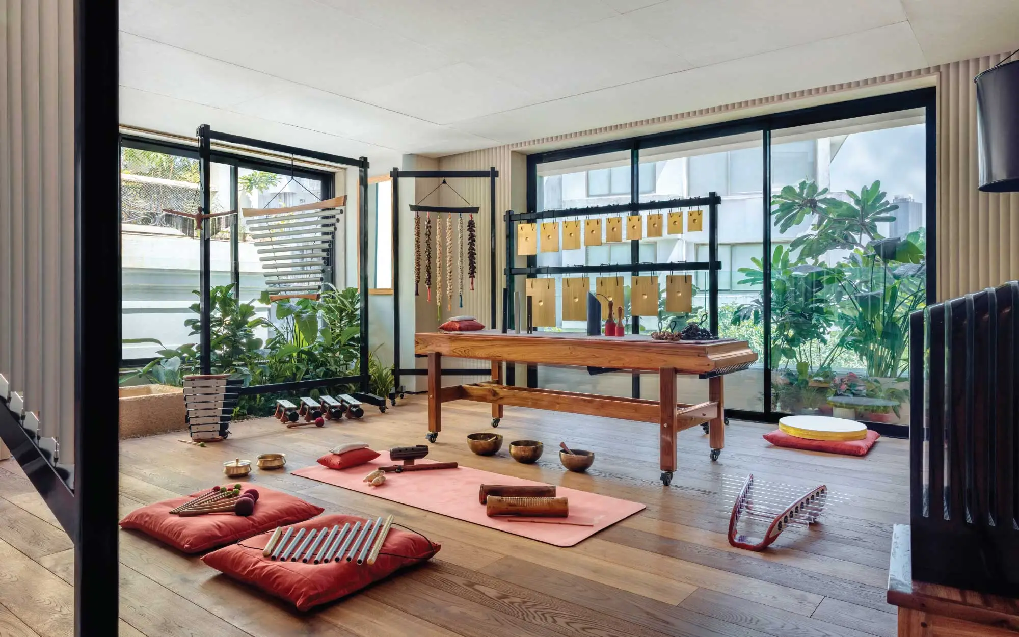 Vibroacoustic and other sound healing therapies deliver low-frequency sound waves that nudge the nervous system into a state of calm. (Image Credit: Pankaj Anand)
