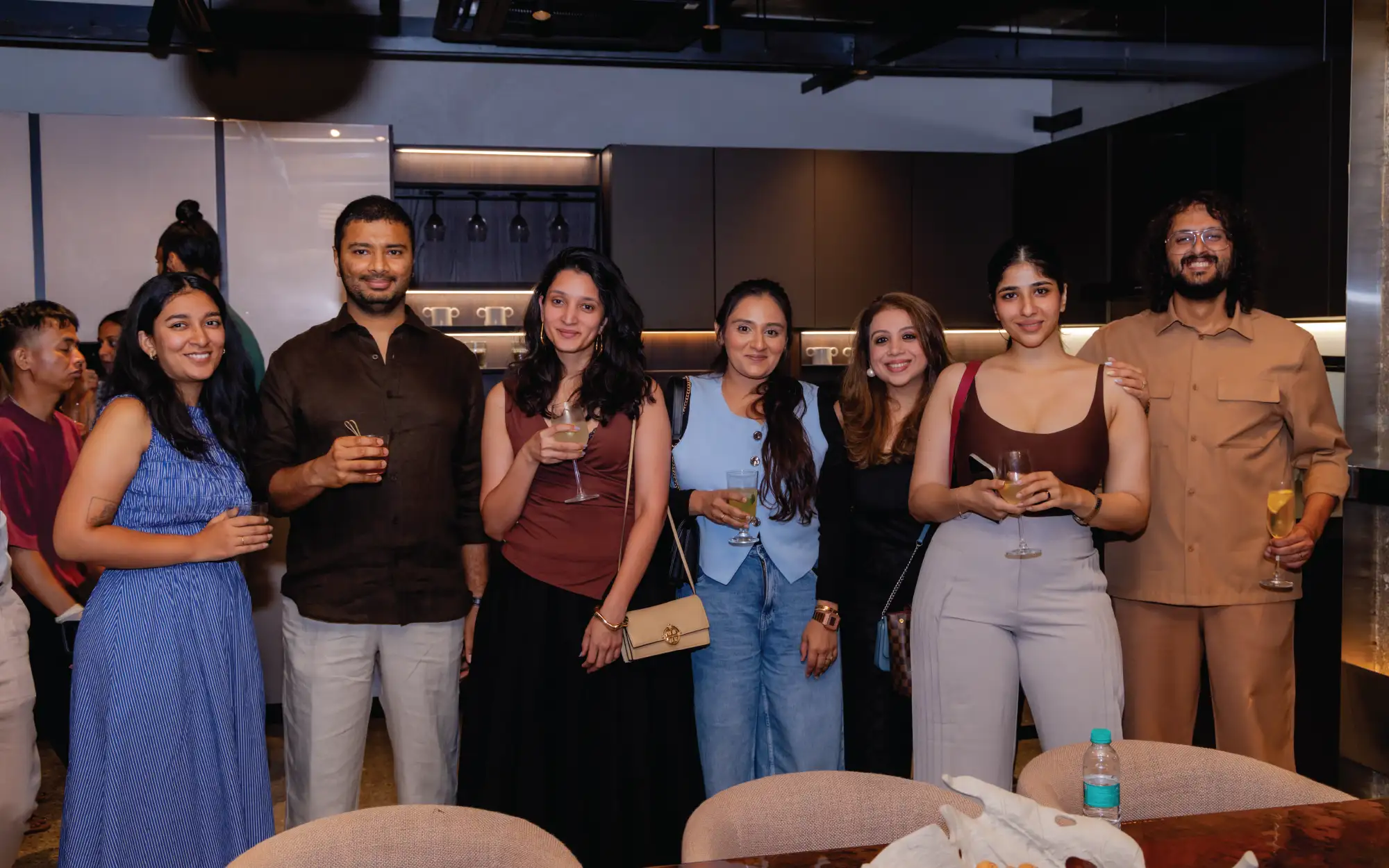 Left to right: Sneha Kaushik (October Creatives), Varun Patel (Elementi), Fiza Chhuvara (The Furr Studio), Megha Sheth, Arpita Sharma (Studio Astil), Arjun Rathi (Design Democracy). (Image Credits: Create Studio)
