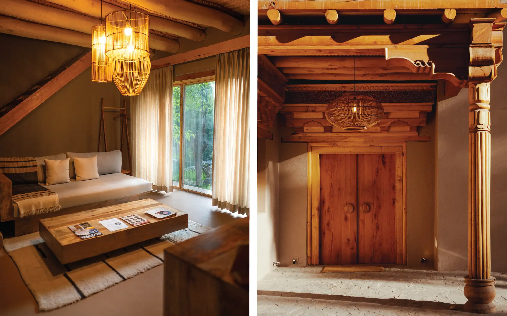 Set on the site of Lachic’s grandmother’s home, the stay blends restored original elements with new materials to give the polished yet traditional look. (Image credit: Dolkhar)
