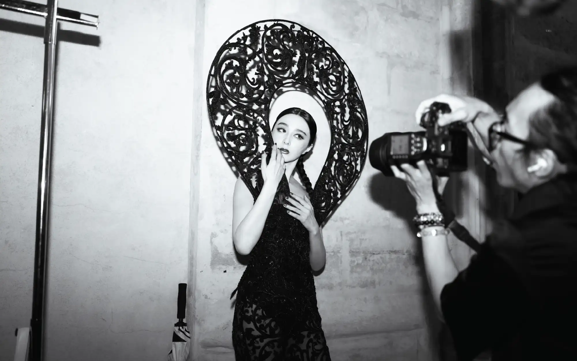 Chinese actress Fan Bingbing in Rahul Mishra. (Image Credits: Rahul Mishra, Valerio Mezzanotti / Nowfashion)