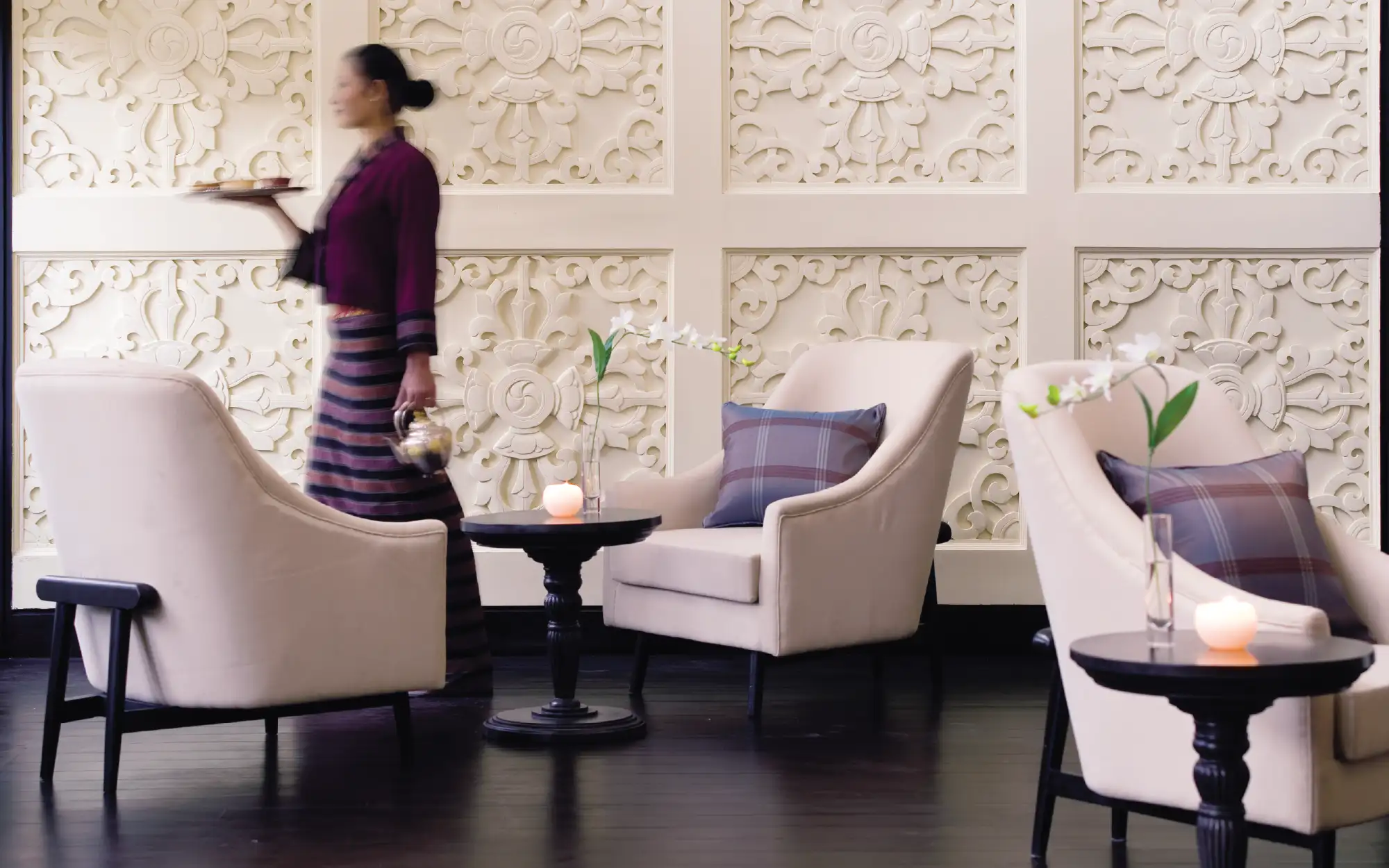 Rimps, the all-day cafe, offers the ideal ambience to unwind and enjoy teas and favourite beverages after your hiking trips. (Image Credit: Pemako Bhutan) 