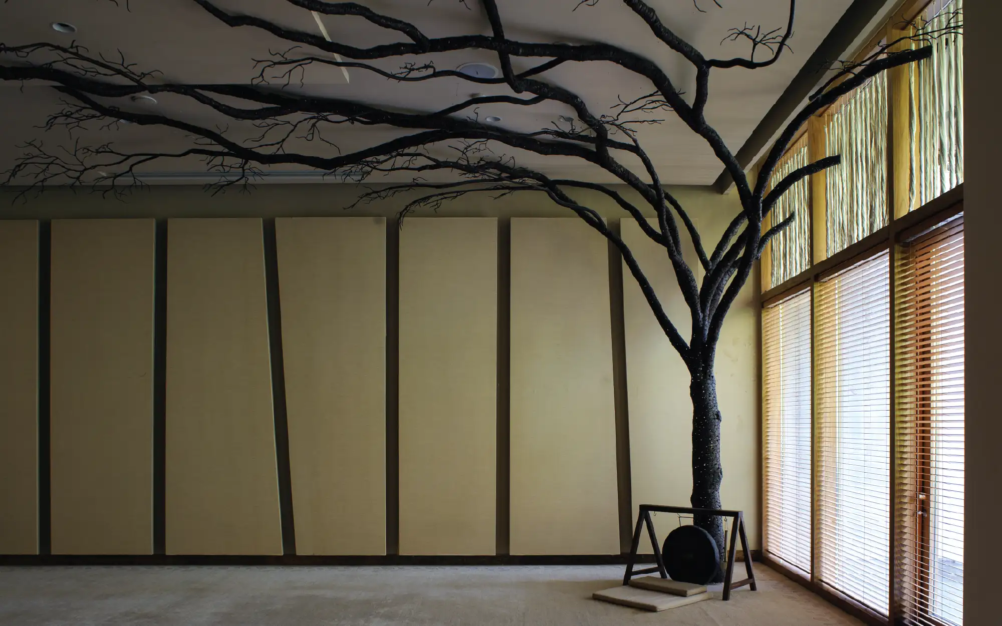 At Vana, from private meditation rooms in the suites to Raag therapies held beneath a sculptural Bodhi Tree made from salvaged metal, every space is designed to foster wellbeing. (Image Credits: Jean-Marie del Moral)