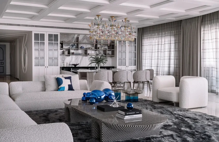 Cobalt Blue Home Interior