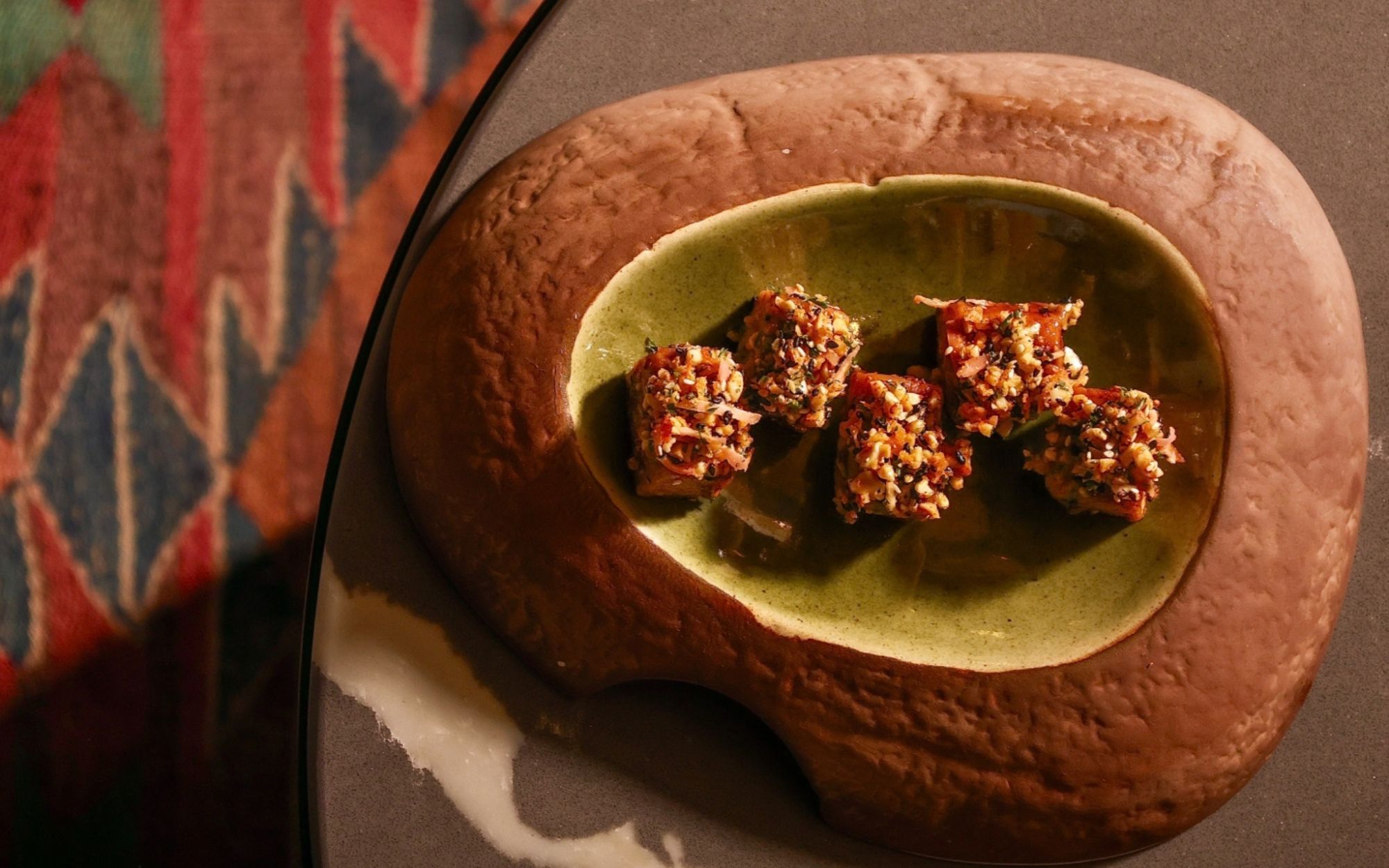 glazed tofu