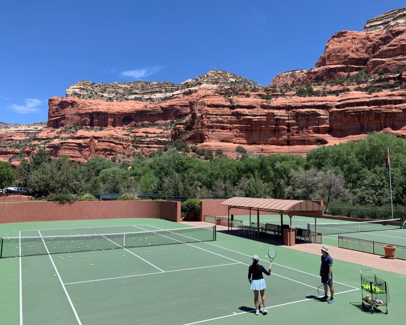 The open play courts